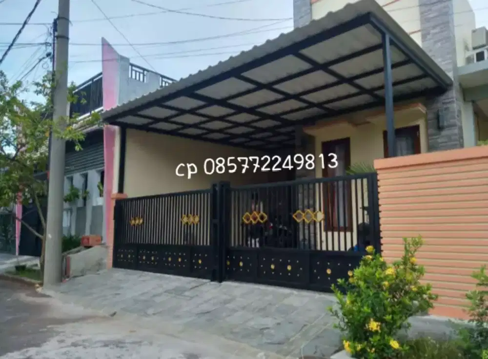 KANOPI ALDERON DAN GERBANG BESI