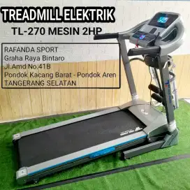 Alat Fitness Treadmill Elektrik Multi Fungsi TL-270 Kuat Dan Kokoh