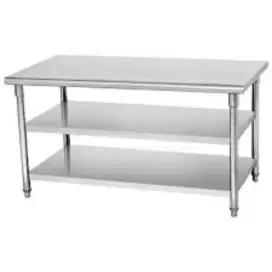 Meja Stainless Steel 3 susun.