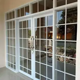 Kusen pintu jendela alumunium pintu toko kantor almunium