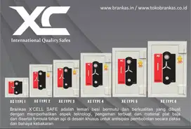 Brankas XCELL type 2 Brangkas Lemari besi Tahan Api Safety Cash Box