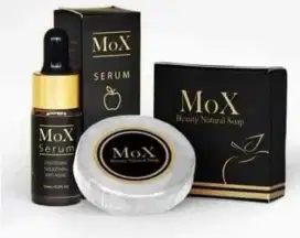 MoX Sabun wajah 15 gr + Serum wajah 10 ml.