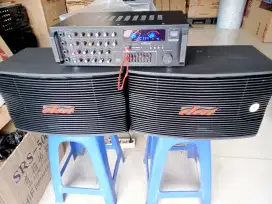 Set audio karaoke spk AK-100 pls ampli DA313