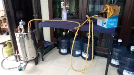 Bisa untuk laundry konveksi setrika uap nanti gas