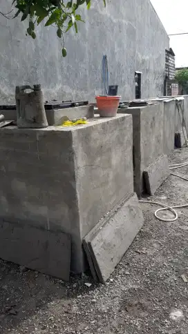 Tandon air saptictank ground tank beton cor