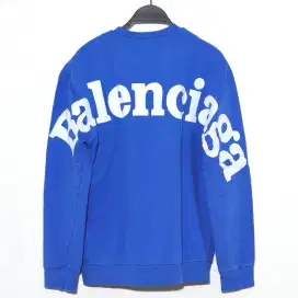 crewneck balenciaga big logo back print