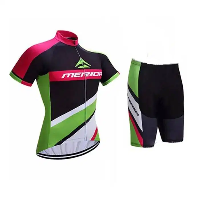 Jersey Roadbike Set Team Merida Celana Baju Sepeda Size S