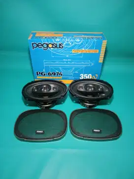 Speaker OVAL PEGASUS seri PG-6974 4way 350W Magnet Tebel Audio Mobil