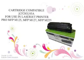 CARTRIDGE COMPATIBLE [CF283] 83A LASERJET PRINTER PRO MFP Berkualitas
