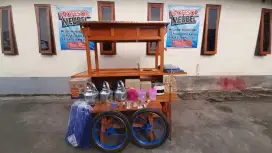 Gerobak angkringan fullset siap usaha bayar di tempat