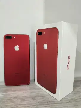 DIJUAL IPHONE 7+ MERAH KONDISI LIKE NEW