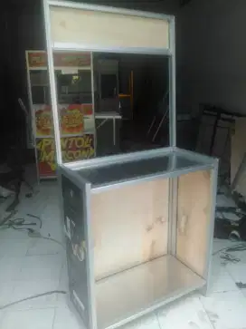 Etalase Meja Lipat / Booth Portable