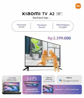 Xiaomi Smart TV 32 BARU Bezeles Netflix YouTube Garansi resmi