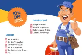Service AC/kulkas,Mesin Cuci panggilan