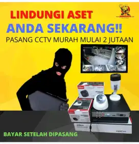 Kamera CCTV  lenkap bergaransi free instalasi