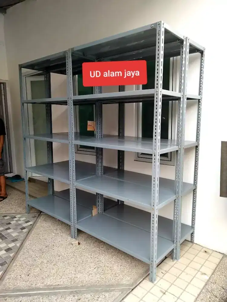 Rak besi siku lobang kuat dan murah