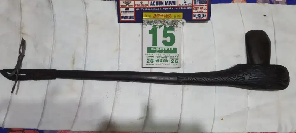 Kapak Batu Motif Unik Papua Lawas Bos