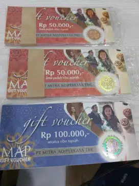 Voucher MAP dan Sodexo