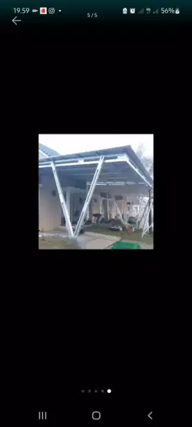 Kanopi baja ringan