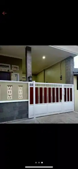 Pagar rumah minimalis kombinasi grc