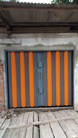 FOLDING GATE ROLLING DOOR ANTI KARAT MURAH TEBAL BERGARANSI