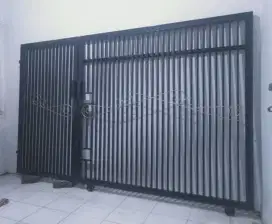Pagar minimalis garasi