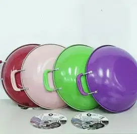 Wajan / Kuali / Penvgorengan warna warni Uk.34 cm