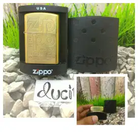 Korek Api Rokok Minyak Zippo Denting Grafir/Matches/Cigarette Lighter