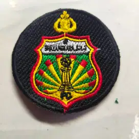 Emblem patch bordir bayangkara fc