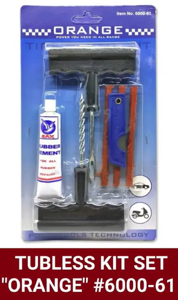 TUBLESS KIT SET #6000 - 61