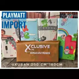 Playmate/tikar lipat busa/matras import Xclusive ukuran besar 180x200
