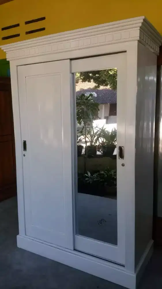 Lemari sliding 2pintu (WHITE)