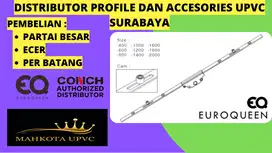 jual per pcs Profile conch dan accessories upvc gresik