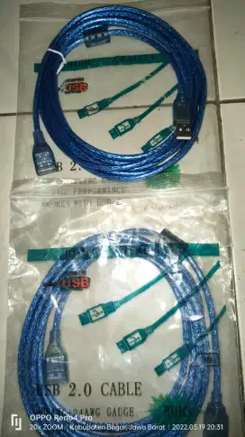 Kabel USB Connector male to female