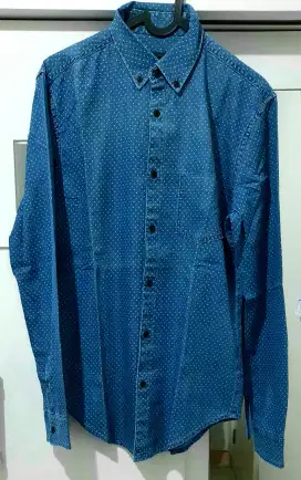 Kemeja Pria Denims Burton MensWear London (Preloved Good Condition)