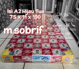 1 keping Kasur Busa Bola dunia Single 75 cm isi A2