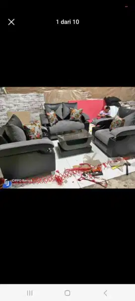 Sofa Elbow Modern 221 + Meja GRATIS ONGKIR