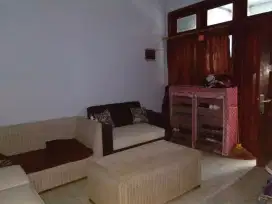 Kursi meja rotan + sofa minimalis