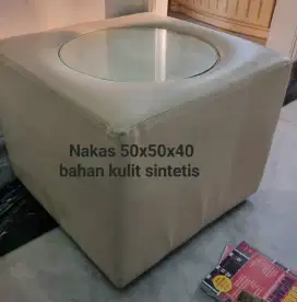 Nakas 50x50x40 bahan kulit sintetis