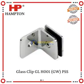 Glass Clip Hampton GL H001 GW PSS / Klip Siku Kaca (Glass to Wall)