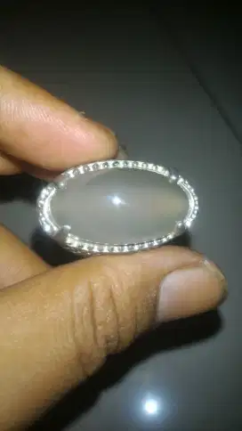 natural batu akik anggur cat eye model pandan