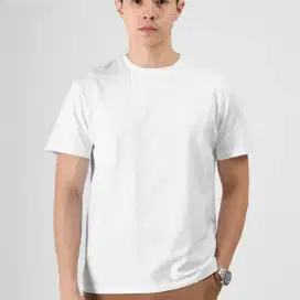 Kaos Pria Putih Premium Basic Cooltys Heymale