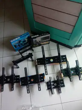 Pasang bracket tv lcd led / cantelan tv led di tembok dan jual bracket