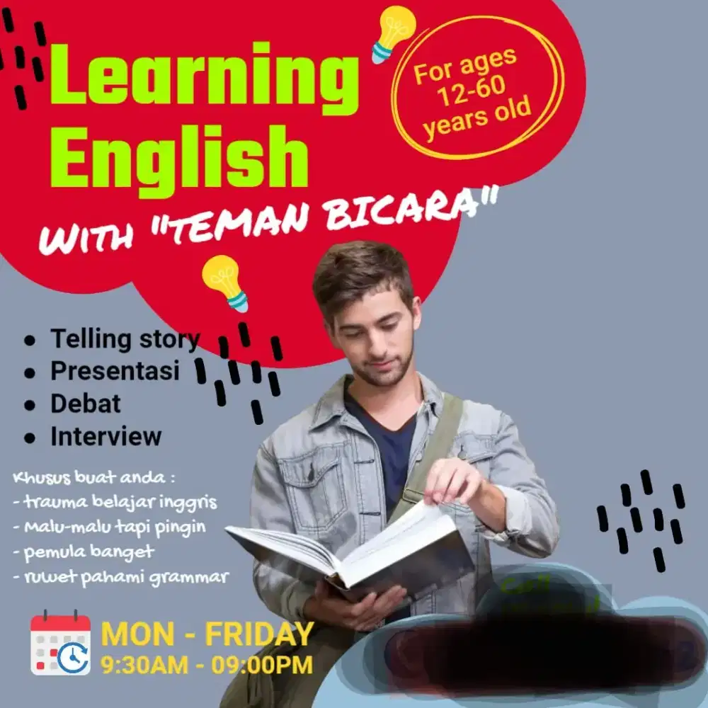 Les inggris jaminan lancar buktikan