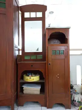 meja rias  jati antik
