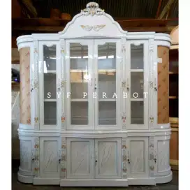 Lemari pajangan duco glossy
