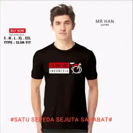 Tshirt Kaos Baju Sepeda Lipat Folding Bike Indonesia Kaos Sport