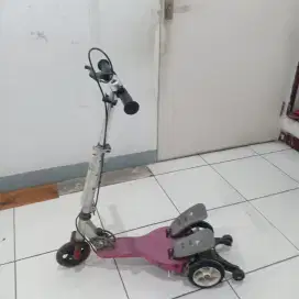 Skuter kayuh dual second
