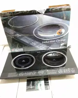 Kompor induksi listrik 2 tungku Aowa AW 55 ICO,  made in japan.