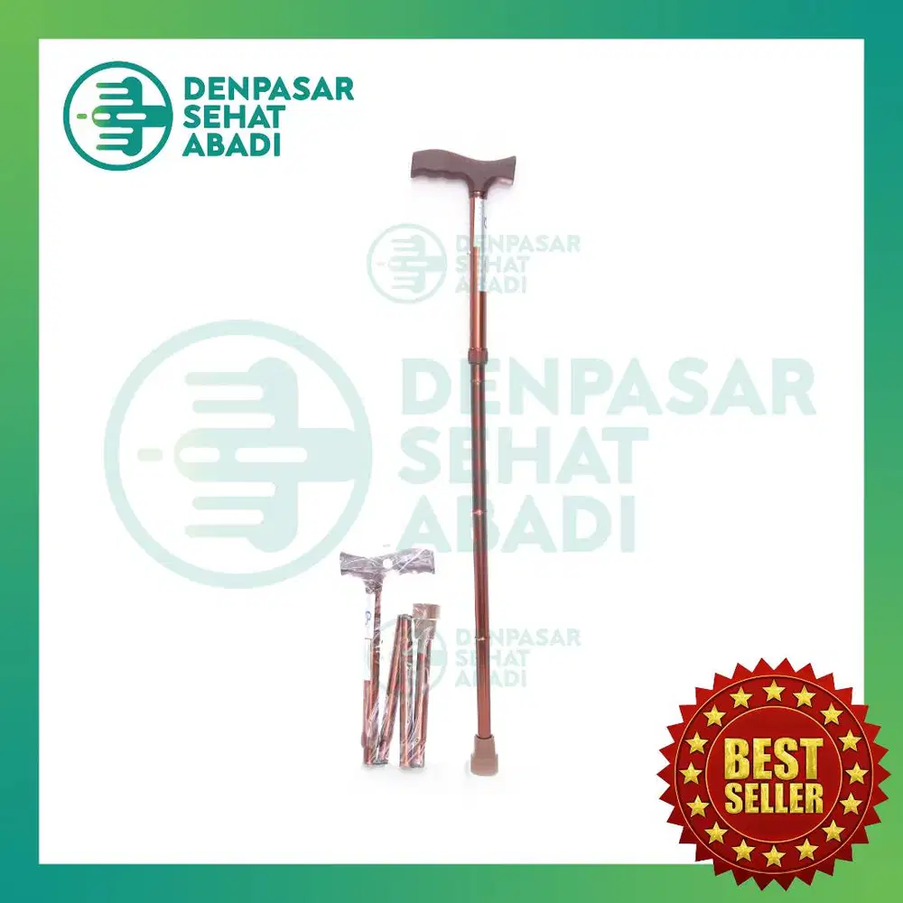TONGKAT BANTU JALAN KAKI 1 LIPAT Alat Bantu Gerak Jalan Lipat 3 Bagian